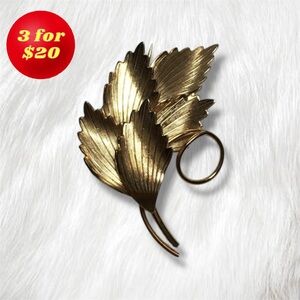 Vintage Leaf Brooch